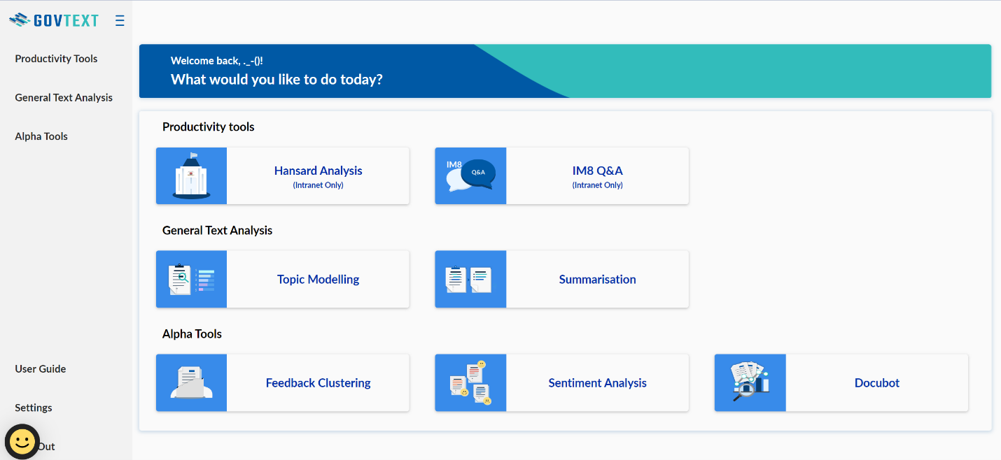 GovText tools and services
